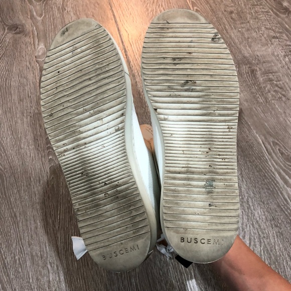 Buscemi Gold Padlock Hi-Top Sneakers - Picture 6 of 6